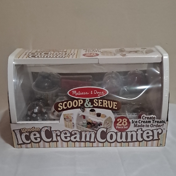 Melissa & Doug Scoop & Serve Ice Cream Set - Picture 1 of 9